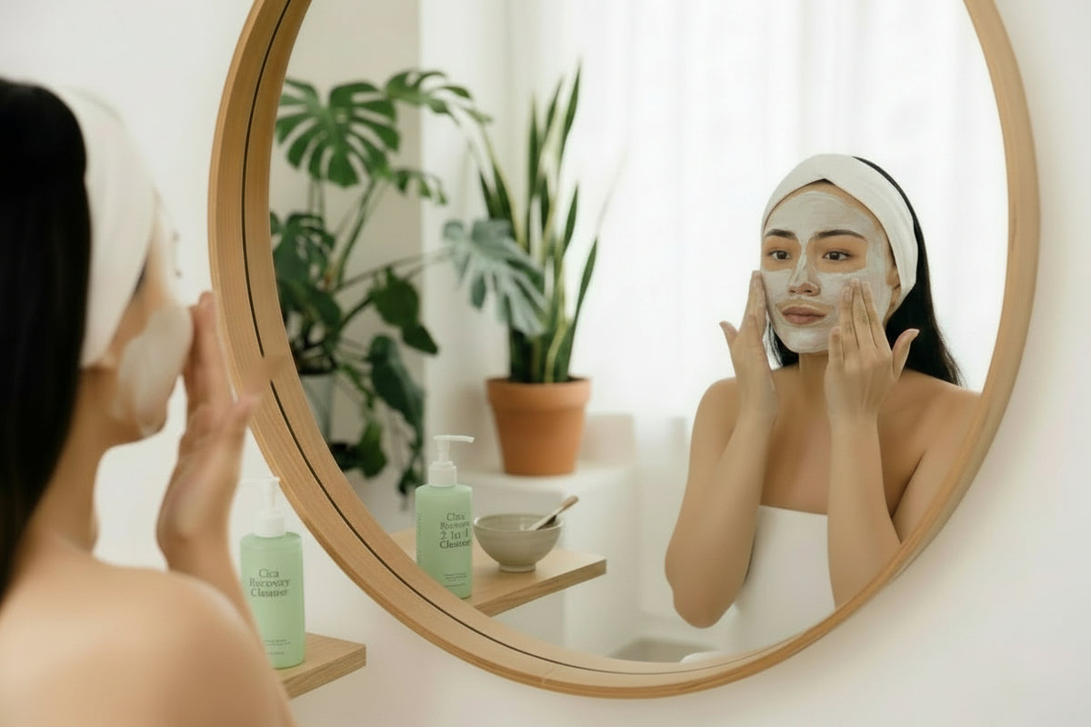 KrX Cica Recovery 2 in 1 Cleanser